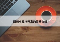 深圳小程序开发的简单介绍